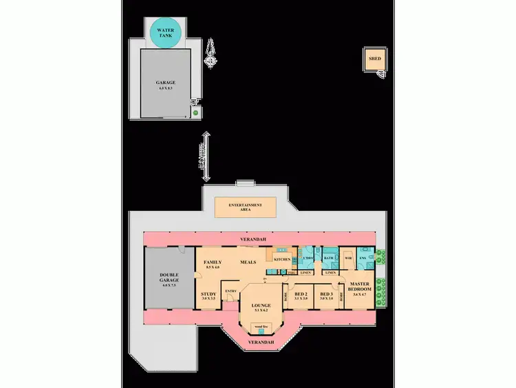 Floorplan of Homely house listing, 2 DARRAWEIT ROAD, Wallan VIC 3756