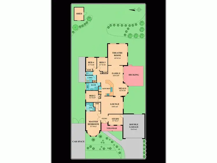 Floorplan of Homely house listing, 10 Poa Place, Wallan VIC 3756
