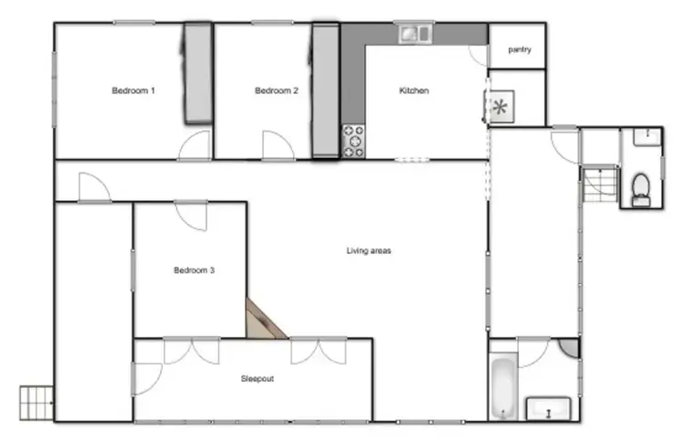 Floorplan of Homely house listing, 12 High St, Ebbw Vale QLD 4304