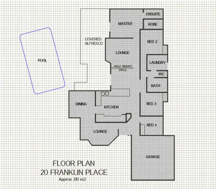 Floorplan of Homely house listing, 20 Franklin Place, Sippy Downs QLD 4556