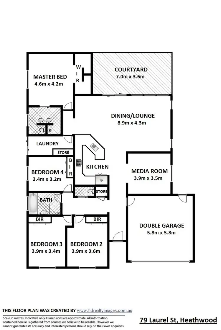Floorplan of Homely house listing, 79 Laurel Street, Heathwood QLD 4110