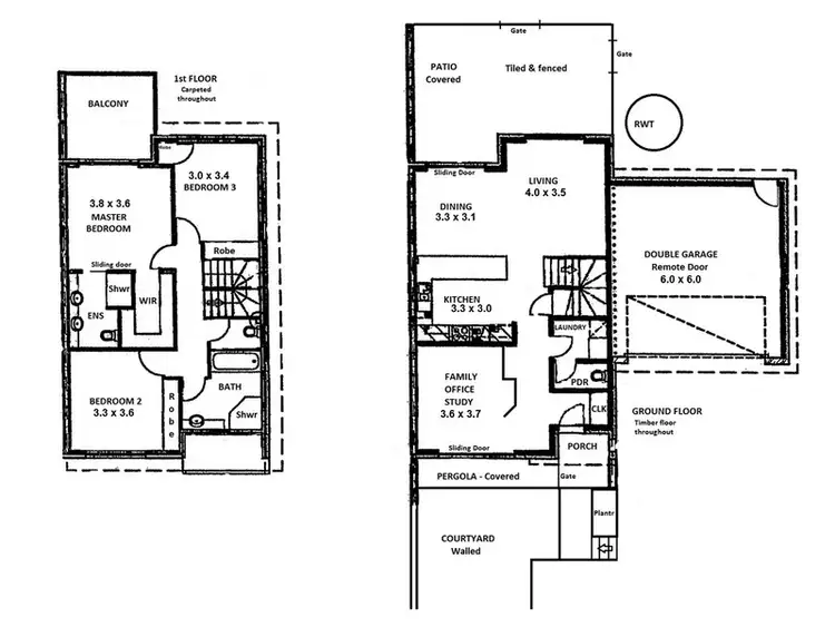 Floorplan of Homely townhouse listing, 5/12 Promenade Avenue, Robina QLD 4226