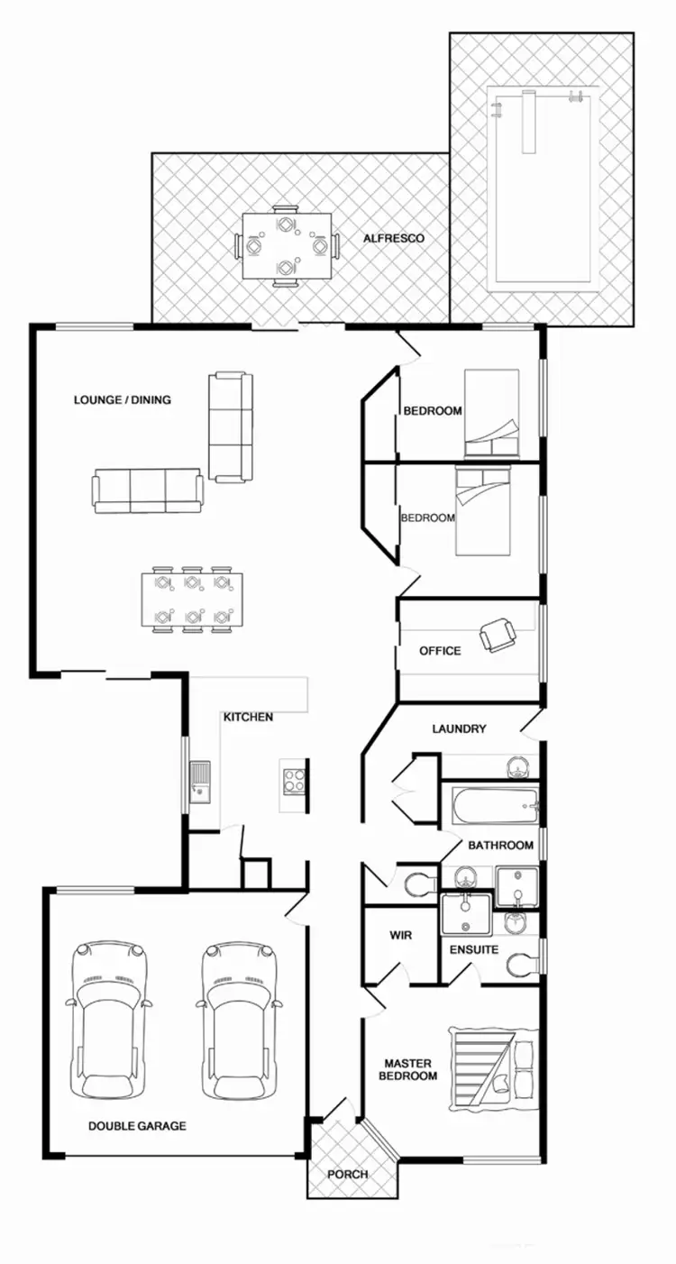 Floorplan of Homely house listing, 34 Cascade Drive, Forest Lake QLD 4078