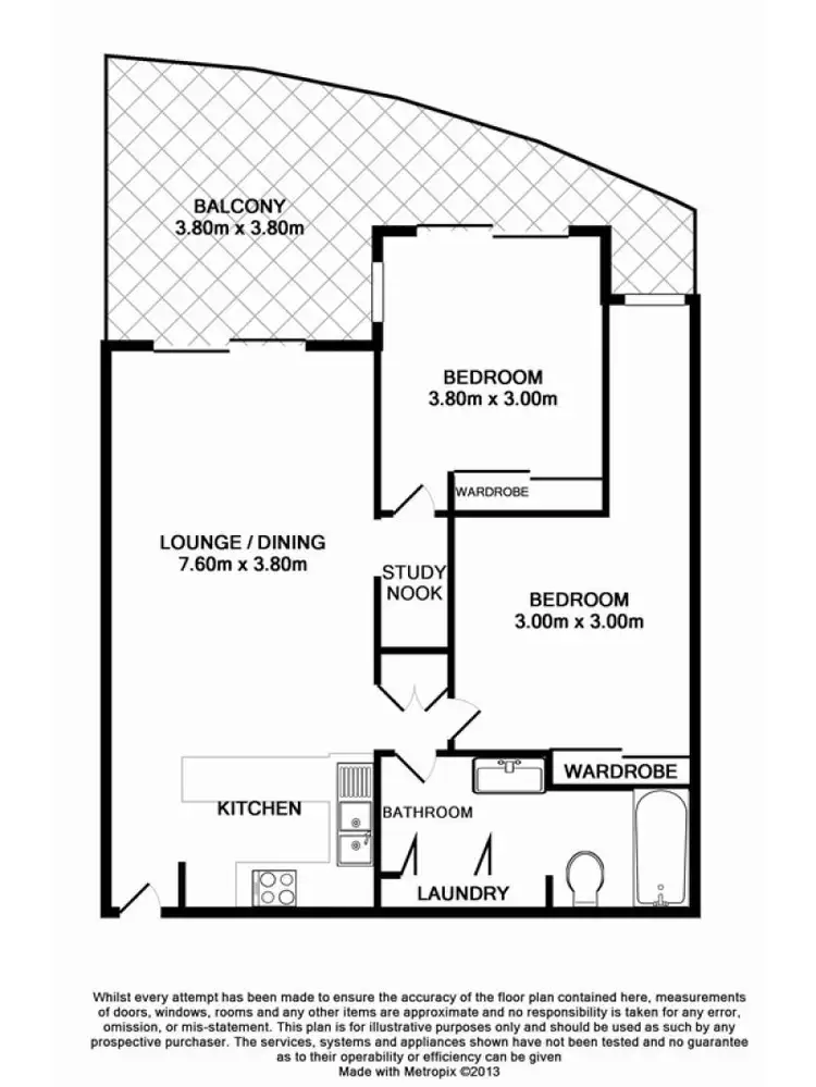 Floorplan of Homely apartment listing, 420 Queen St, Brisbane City QLD 4000