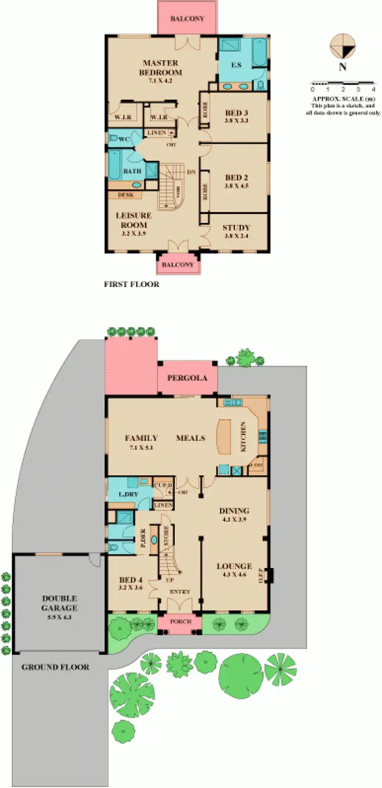 Floorplan of Homely house listing, 4 IRONBARK COURT, Hidden Valley VIC 3756