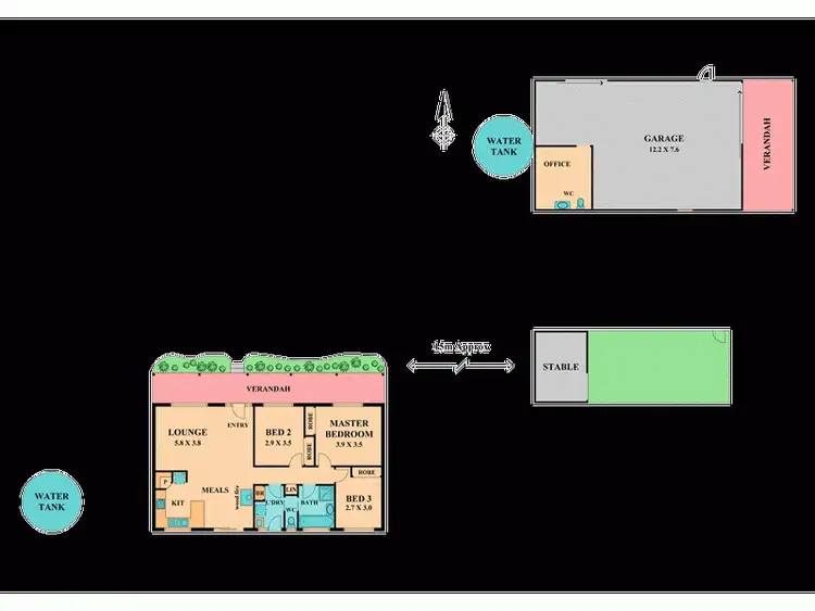 Floorplan of Homely house listing, 325 McHargs Road, Kilmore VIC 3764
