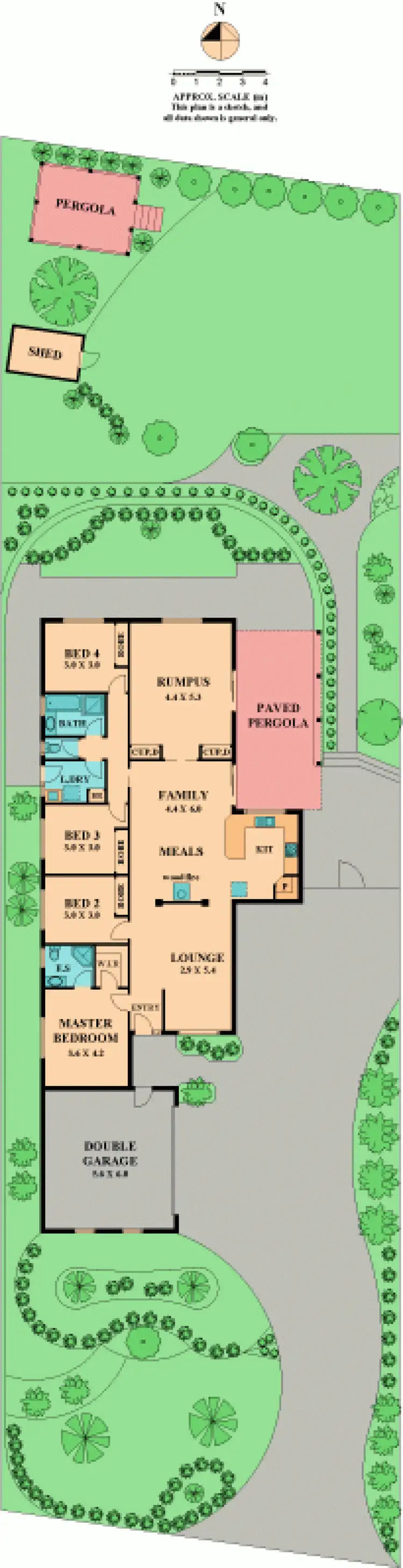 Floorplan of Homely house listing, 68 Roulston Way, Wallan VIC 3756