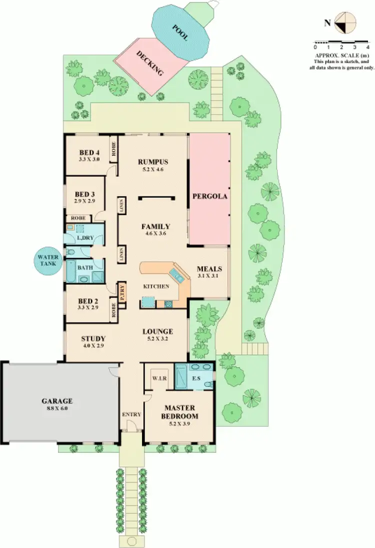 Floorplan of Homely house listing, 10 The Heights, Hidden Valley VIC 3756