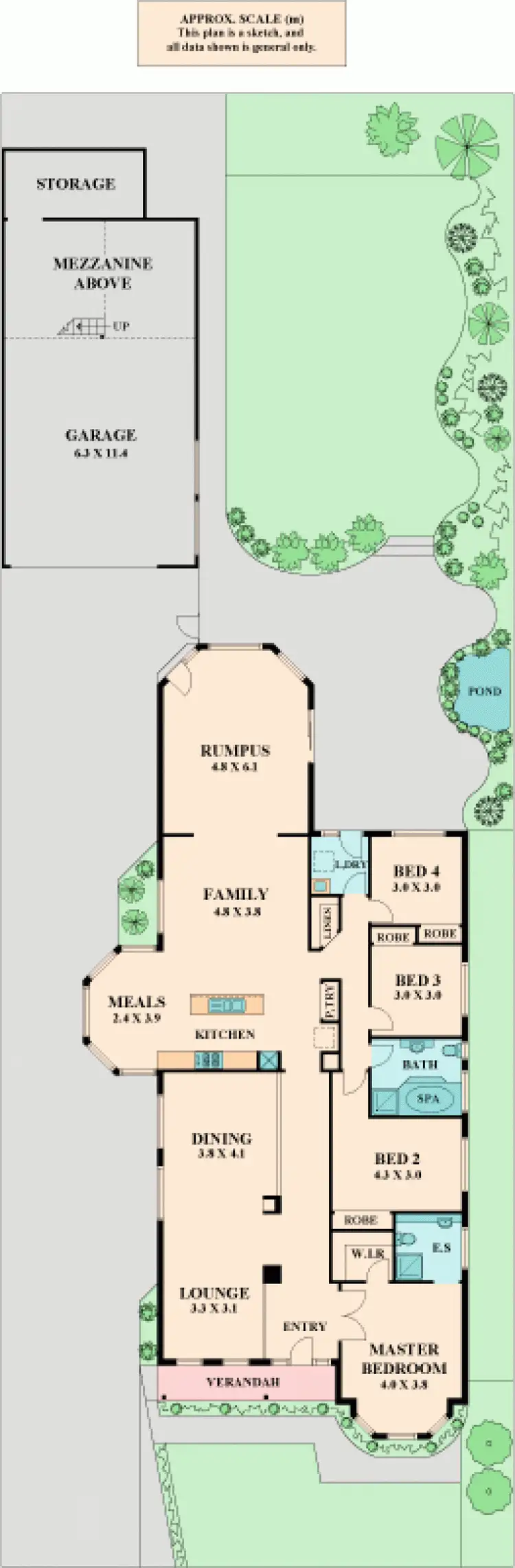 Floorplan of Homely house listing, 10 HOPKINS WAY, Wallan VIC 3756
