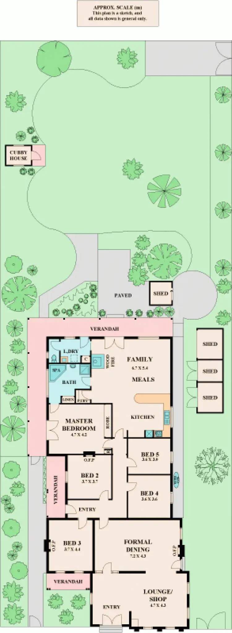 Floorplan of Homely house listing, 49 Blake Street, Nathalia VIC 3638