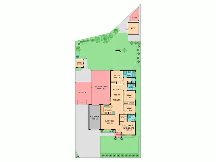 Floorplan of Homely house listing, 41 Wyatt Way, Wallan VIC 3756