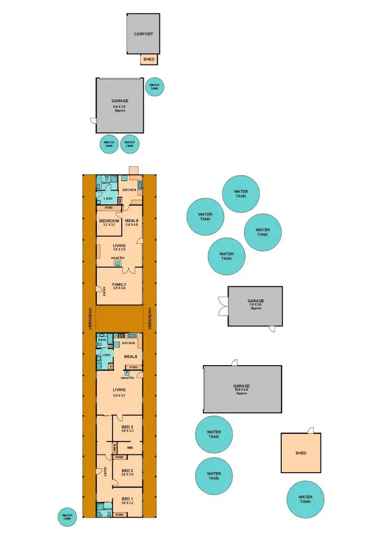 Floorplan of Homely house listing, 210 PADDYS DAM ROAD, Tooborac VIC 3522