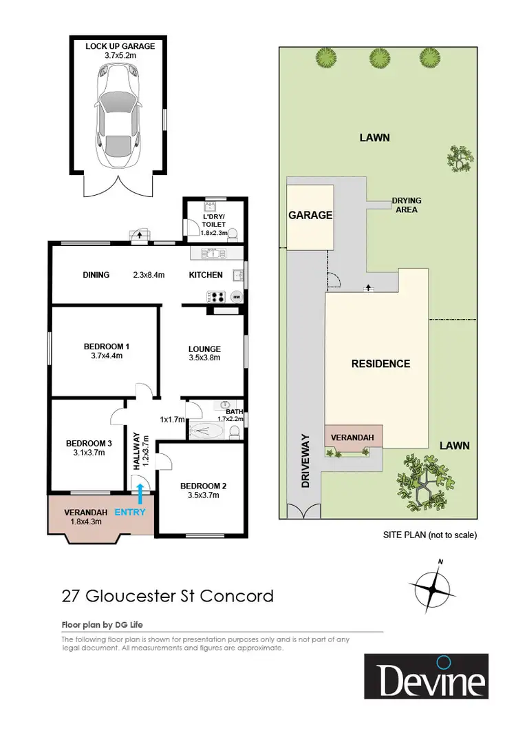 Floorplan of Homely house listing, 27 Gloucester Street, Concord NSW 2137