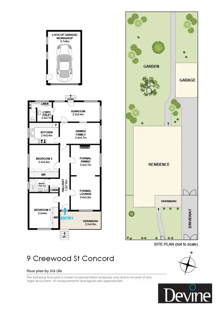 Floorplan of Homely house listing, 9 Creewood Street, Concord NSW 2137