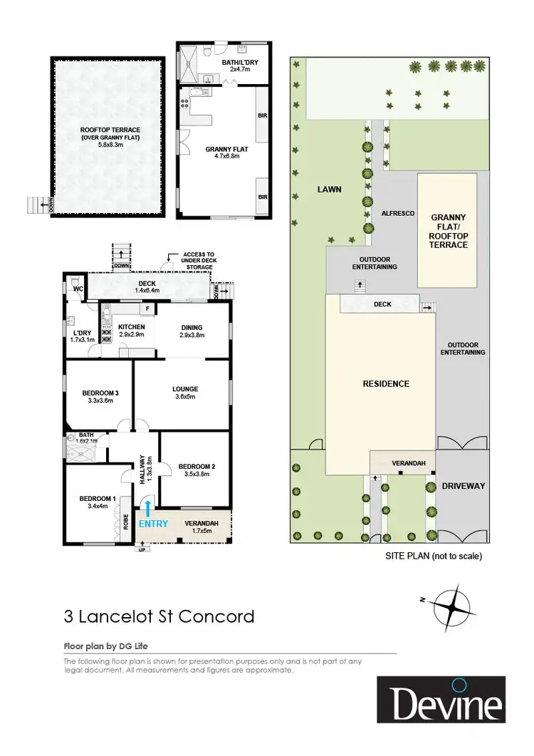 Floorplan of Homely house listing, 3 Lancelot Street, Concord NSW 2137
