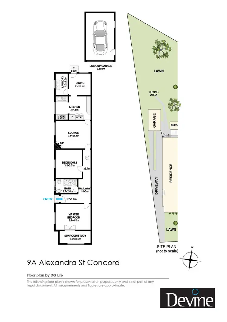Floorplan of Homely house listing, 9A Alexandra Street, Concord NSW 2137