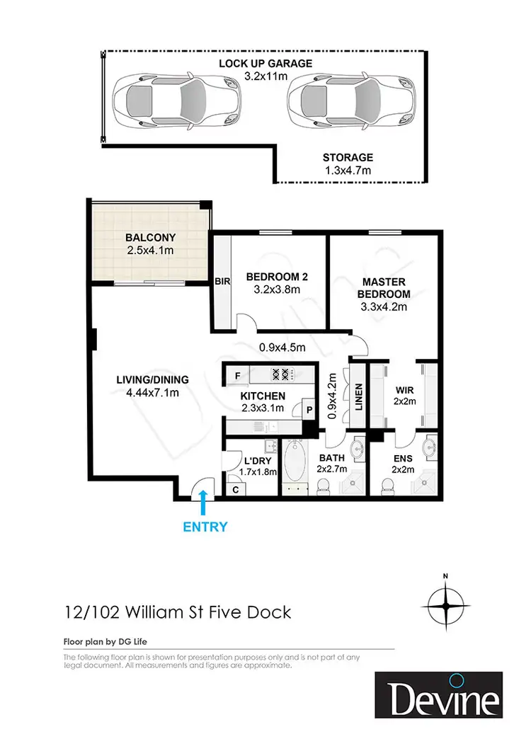 Floorplan of Homely apartment listing, 12/102 William Street, Five Dock NSW 2046