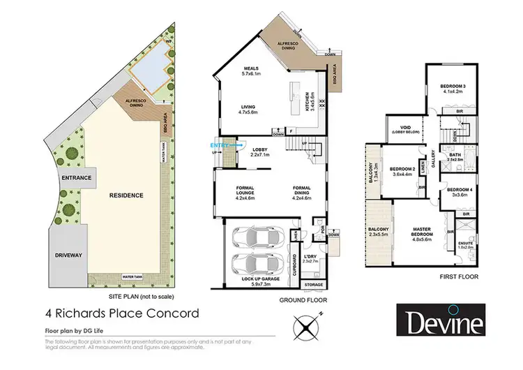 Floorplan of Homely house listing, 4 Richards Place, Concord NSW 2137