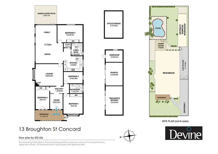 Floorplan of Homely house listing, 13 Broughton Street, Concord NSW 2137