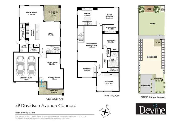 Floorplan of Homely house listing, 49 Davidson Avenue, Concord NSW 2137