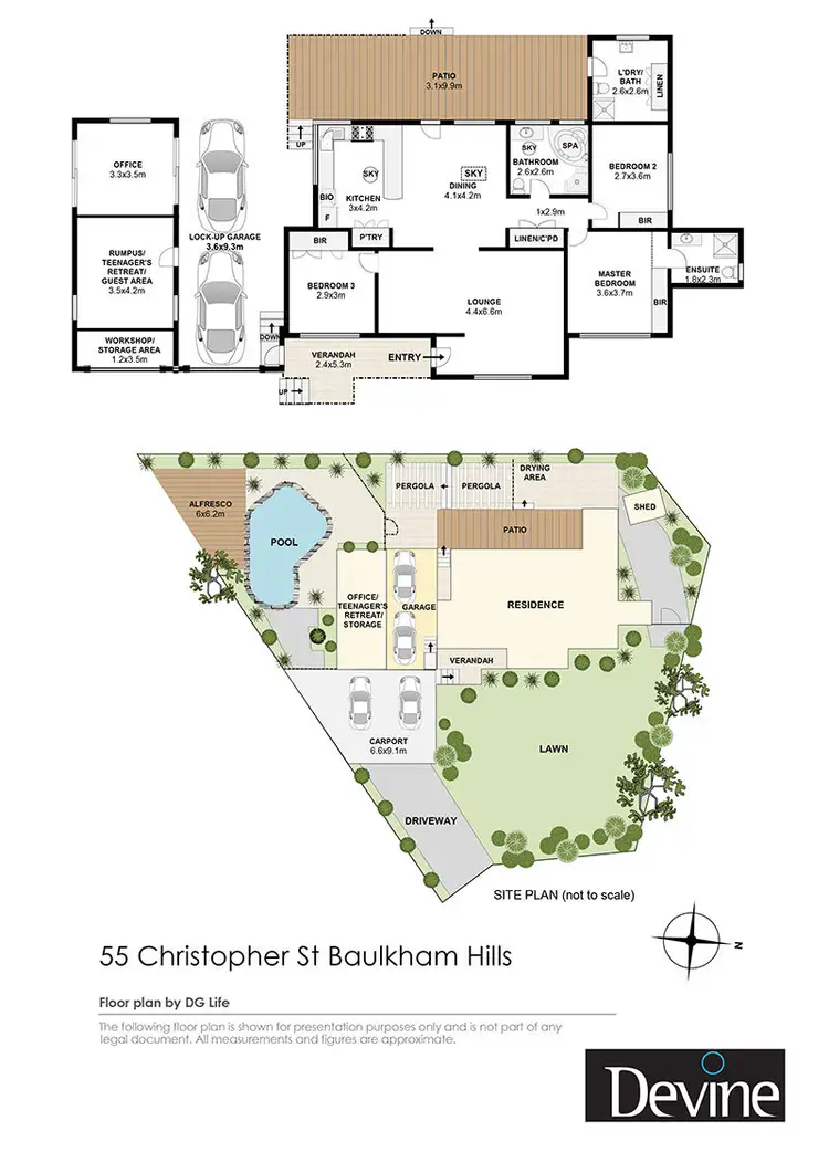 Floorplan of Homely house listing, 55 Christopher Street, Baulkham Hills NSW 2153