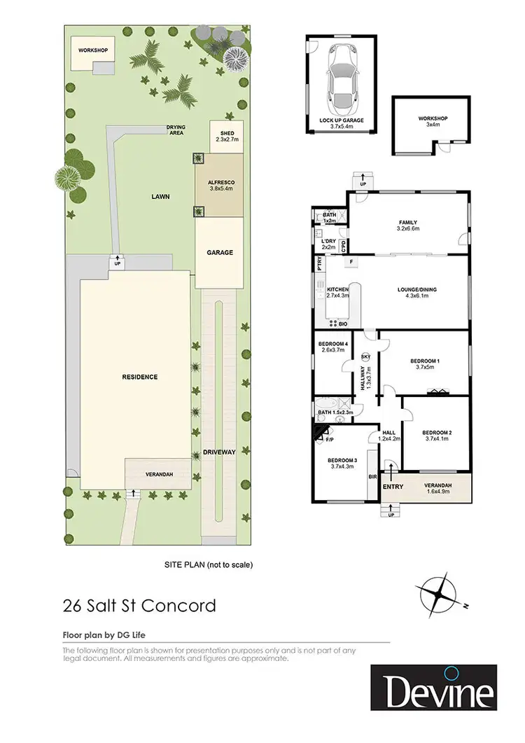 Floorplan of Homely house listing, 26 Salt Street, Concord NSW 2137