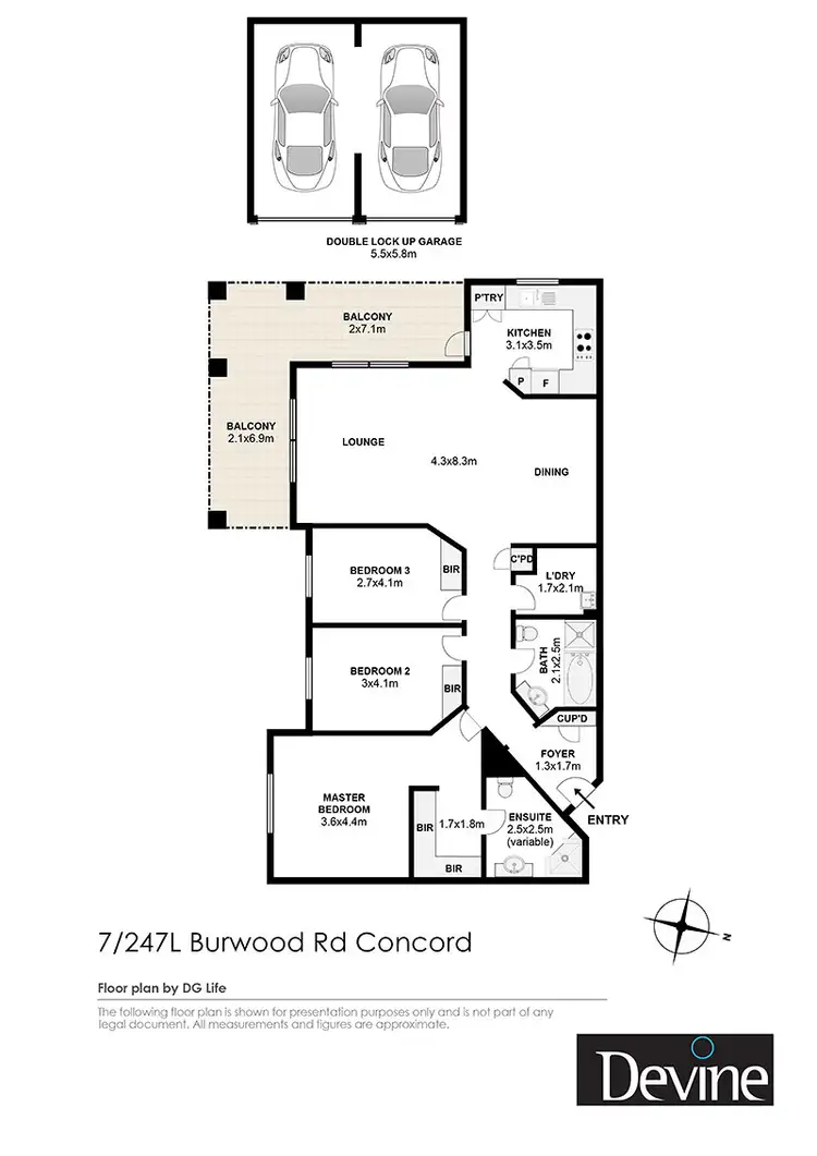 Floorplan of Homely apartment listing, 7/247L Burwood Road, Concord NSW 2137