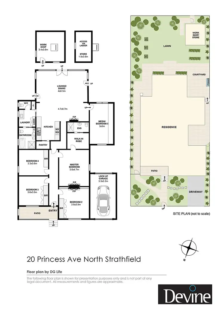 Floorplan of Homely house listing, 20 Princess Avenue, North Strathfield NSW 2137
