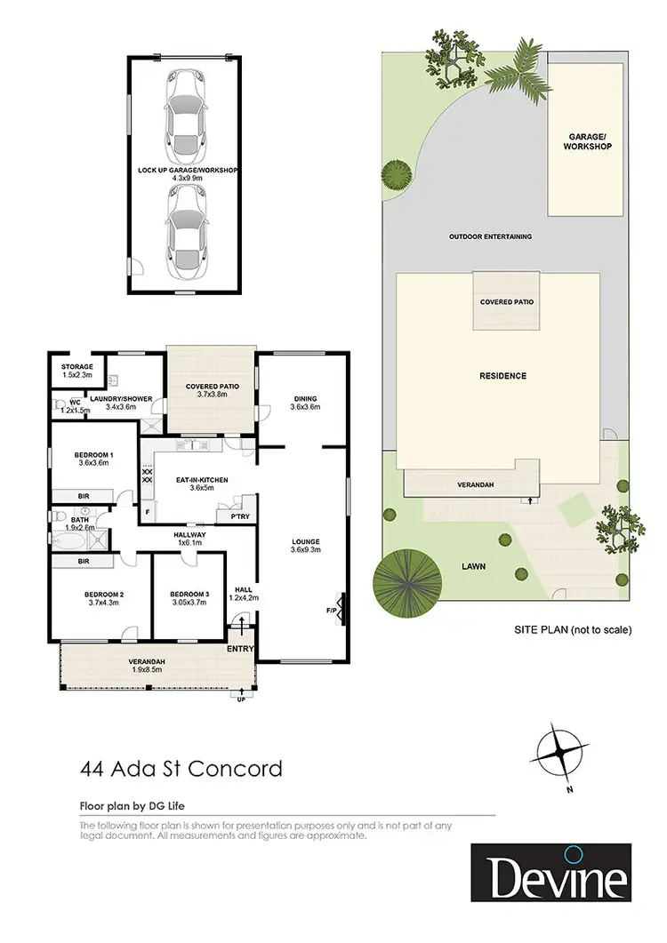Floorplan of Homely house listing, 44 Ada Street, Concord NSW 2137