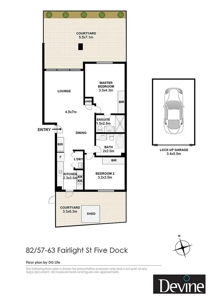 Floorplan of Homely apartment listing, 82/57-63 Fairlight Street, Five Dock NSW 2046