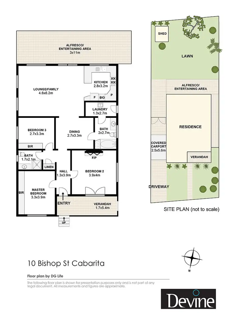 Floorplan of Homely house listing, 10 Bishop Street, Cabarita NSW 2137