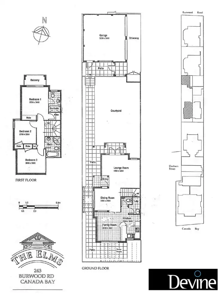 Floorplan of Homely townhouse listing, 243F Burwood Road, Concord NSW 2137