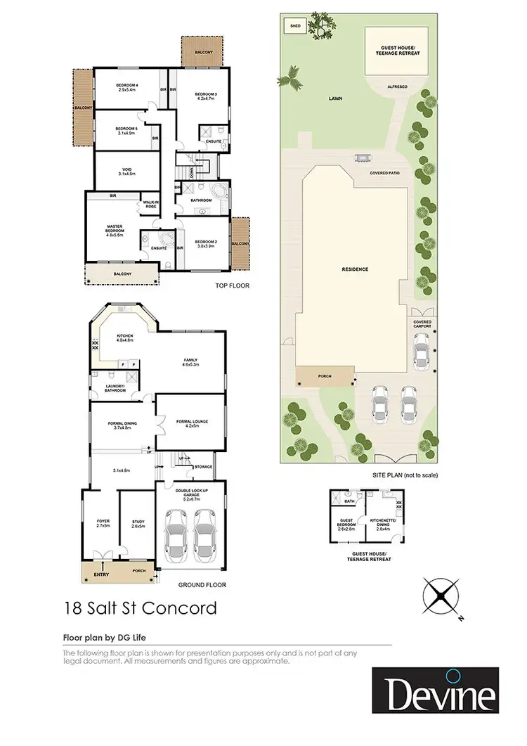 Floorplan of Homely house listing, 18 Salt Street, Concord NSW 2137