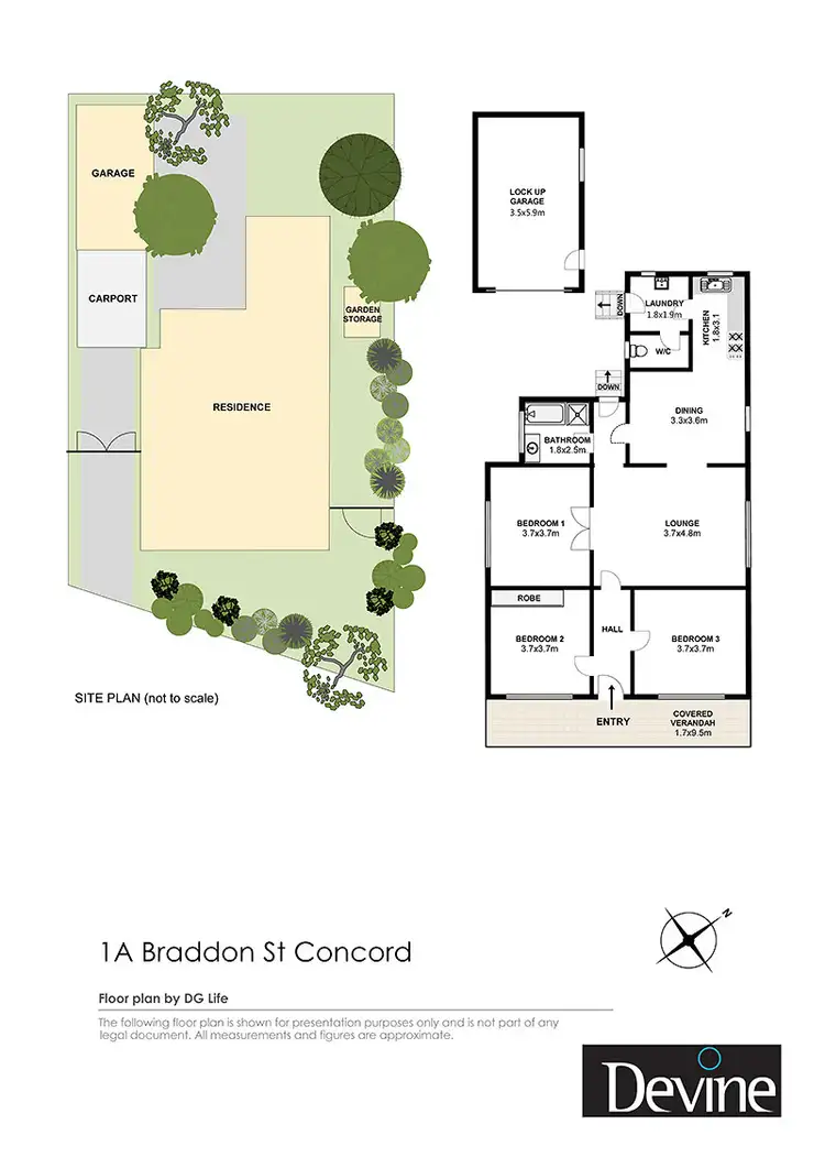 Floorplan of Homely house listing, 1A Braddon Street, Concord NSW 2137