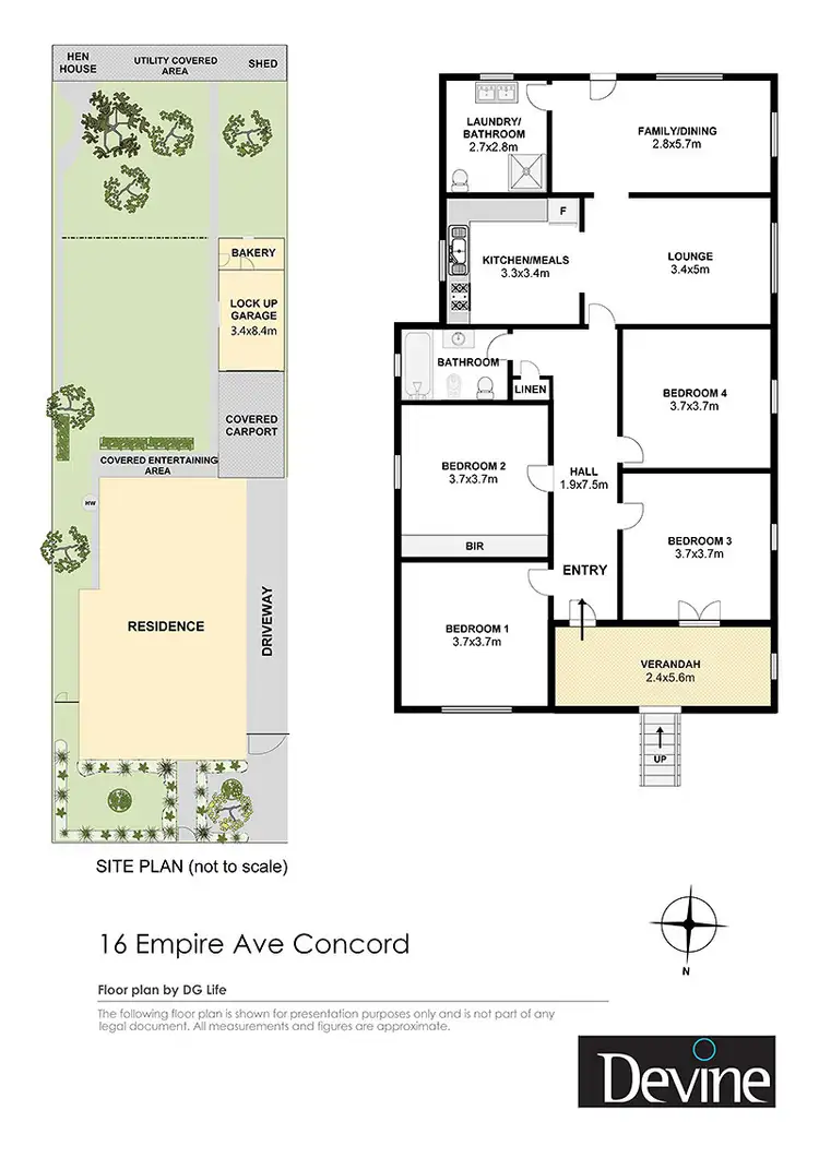 Floorplan of Homely house listing, 16 Empire Ave, Concord NSW 2137