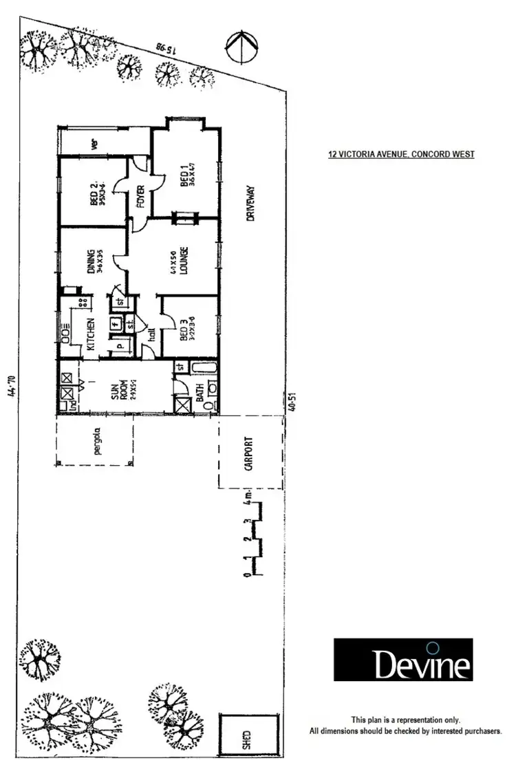 Floorplan of Homely house listing, 12 Victoria Avenue, Concord West NSW 2138
