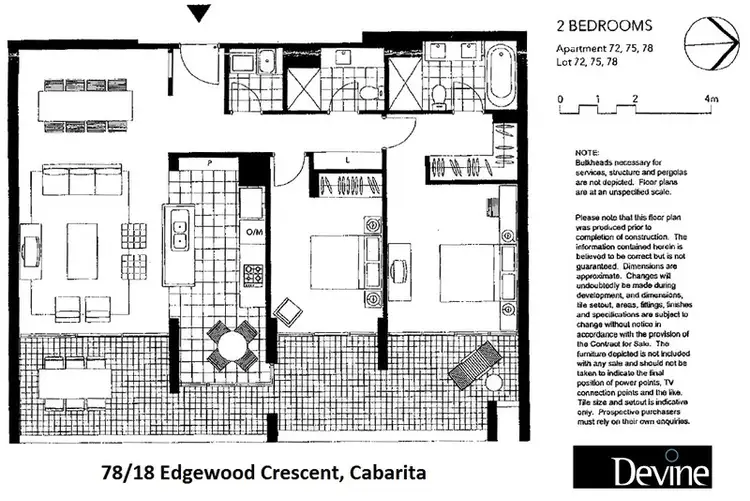 Floorplan of Homely apartment listing, 78/18 Edgewood Crescent, Cabarita NSW 2137