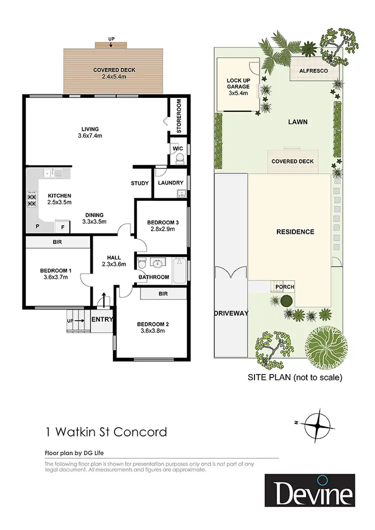 Floorplan of Homely house listing, 1 Watkin Street, Concord NSW 2137