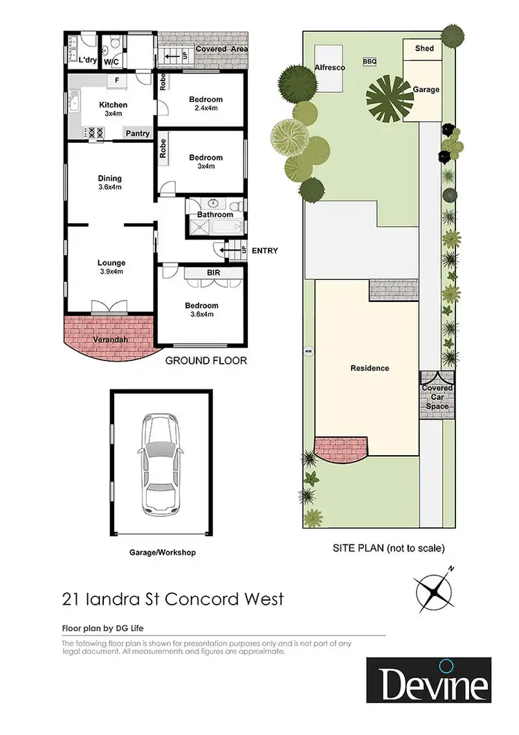 Floorplan of Homely house listing, 21 Iandra Street, Concord West NSW 2138