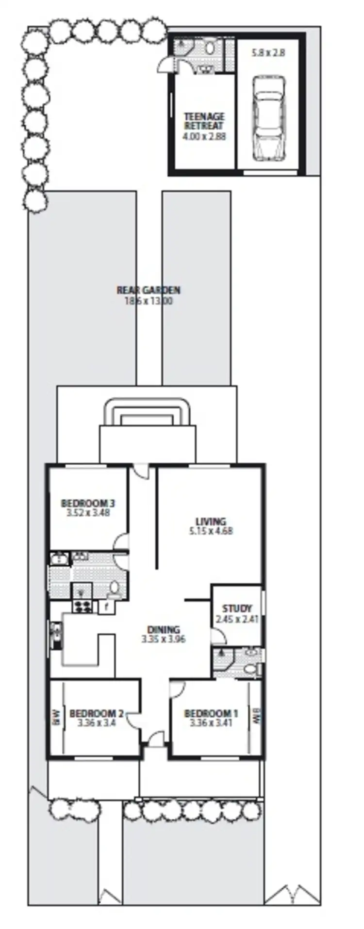 Floorplan of Homely house listing, 17 Mortlake Street, Concord NSW 2137