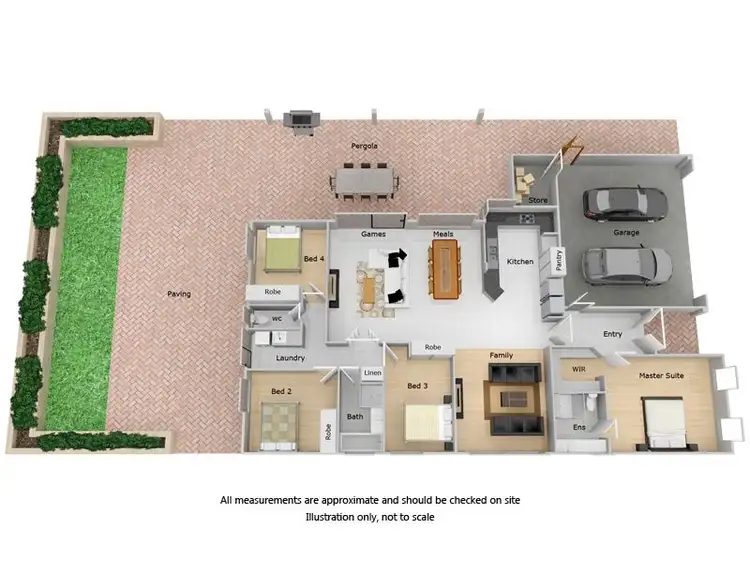 Floorplan of Homely house listing, 145 Lacey Street, East Cannington WA 6107