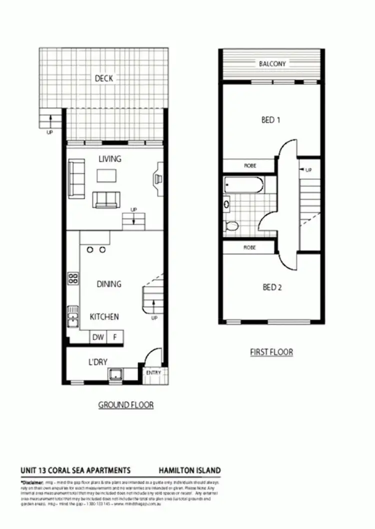Floorplan of Homely unit listing, 13/6 Great Northern Highway, Hamilton Island QLD 4803