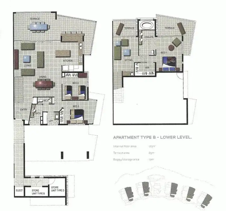 Floorplan of Homely apartment listing, 42/5 Acacia Drive, Hamilton Island QLD 4803