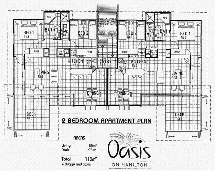 Floorplan of Homely apartment listing, 20/5 Banksia Court, Hamilton Island QLD 4803