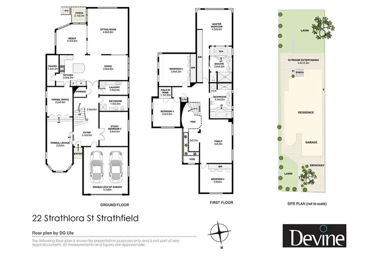 Floorplan of Homely house listing, 22 Strathlora Street, Strathfield NSW 2135