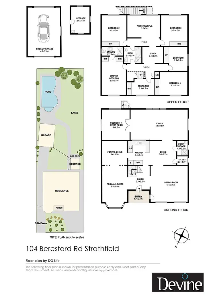 Floorplan of Homely house listing, 104 Beresford Road, Strathfield NSW 2135