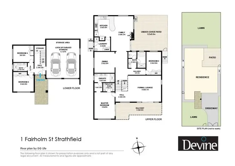 Floorplan of Homely house listing, 1 Fairholm Street, Strathfield NSW 2135