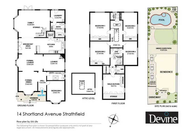 Floorplan of Homely house listing, 14 Shortland Avenue, Strathfield NSW 2135