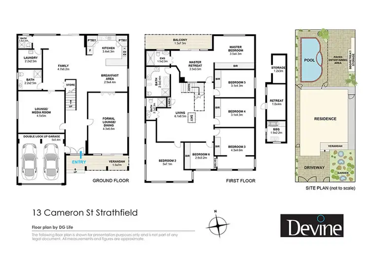 Floorplan of Homely house listing, 13 Cameron Street, Strathfield NSW 2135