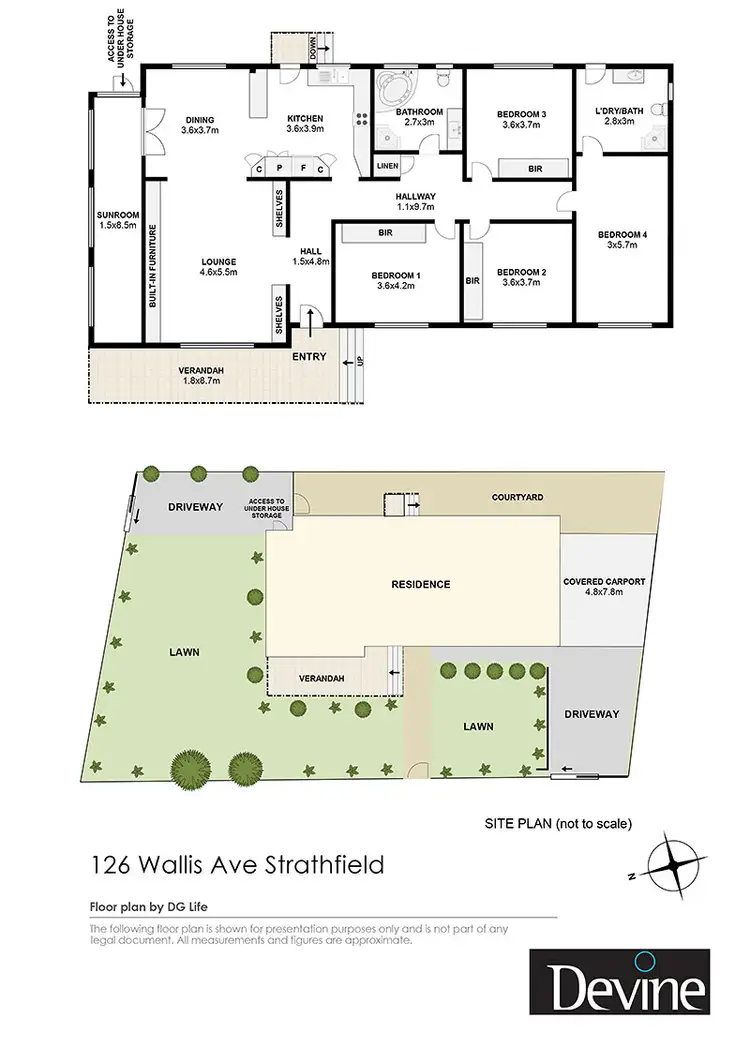 Floorplan of Homely house listing, 126 Wallis Avenue, Strathfield NSW 2135